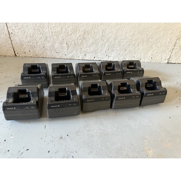 Lot Of 10 Ericsson Inc Universal Desk Charger Base Class 2BML 161 59/1 R2A